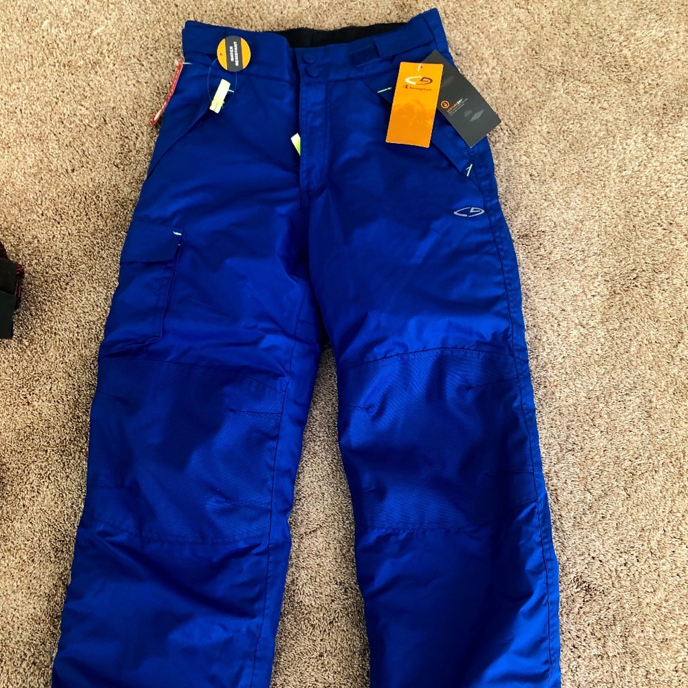 NWT c9 Champion Blue ski snow pants. Size M - 8-10y